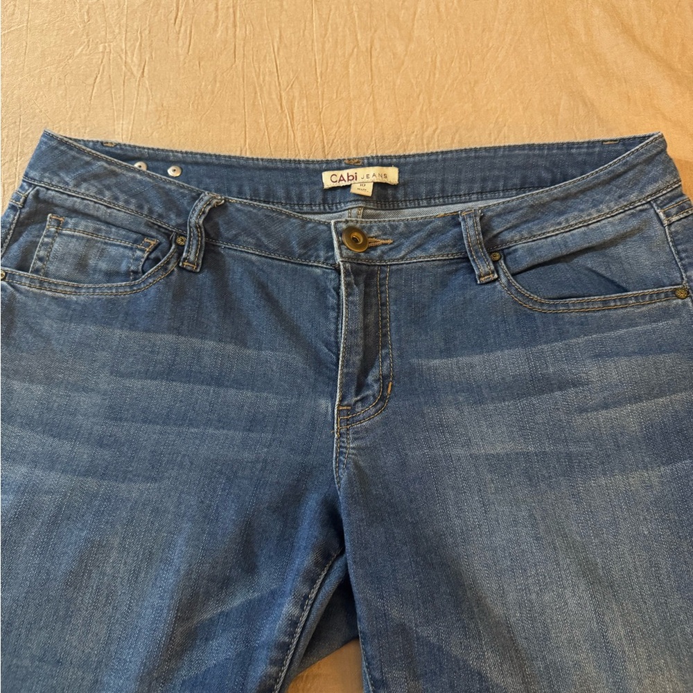 CAbi Women's Classic Blue Straight Leg Jeans